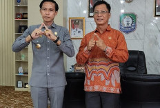 Bupati Kaur Gusril Pausi terima kunjungan Kepala BPS Kabupaten Kaur 