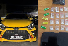 Ditresnarkoba Polda Bengkulu Ungkap 20 Paket Sabu, Bandar dan Satu Unir Agya Kuning diamankan