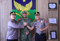 Perkuat Soliditas dan Sinergitas TNI-Polri, Kapolres Kaur Kunjungi Dandim 0408 Bengkulu Selatan - Kaur