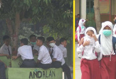 Kabut Asap Mengerikan, Siswa di Pekanbaru Belajar di Rumah, MBG Tetap Jalan